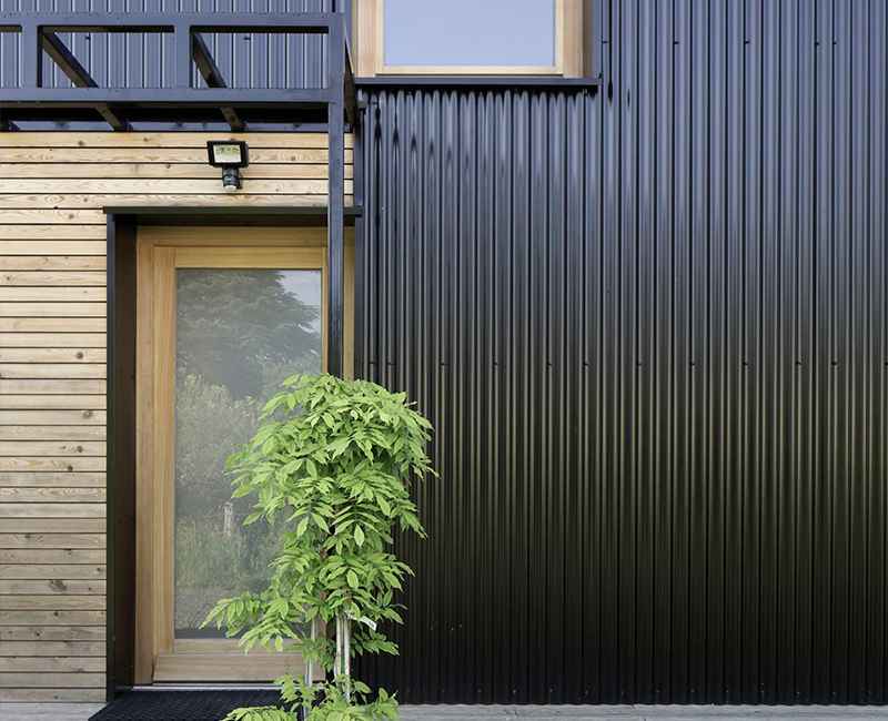 Стеновой профнастил нержавеющий